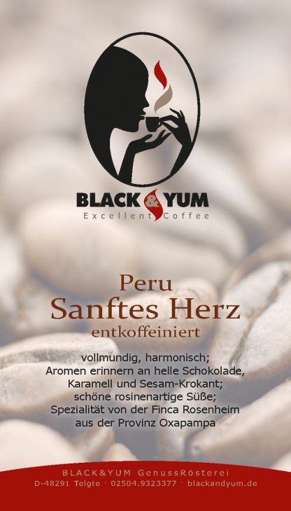 BLACK & YUM entkoffeiniert/"koffeinfrei"