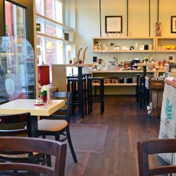 Innenansicht Rösterei-Café in Telgte